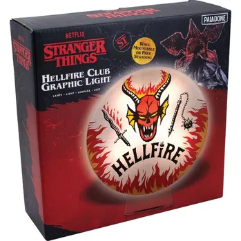 Dekorativní svítidlo Paladone Stranger Things Hellfire Club PP9935ST