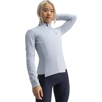 SIROKO Dámská softshellová cyklistická bunda J1 Bluebell Modrá 2XS MODRÁ