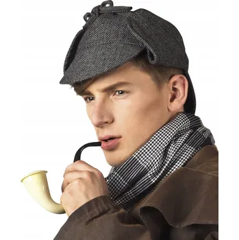 Čepice Čepice detektiva Boland šedý