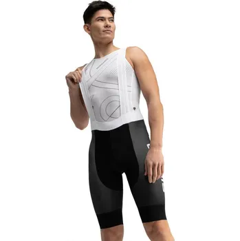 Cyklistické kalhoty SIROKO Pánské cyklistické kraťasy Real Sporting de Gijón x Siroko SC BX Pro Esfér S ČERNÁ