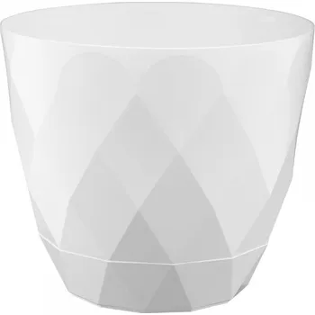 Květináč Bílý plast Květináč Verdenia 24 cm x 27,5 x 24 cm