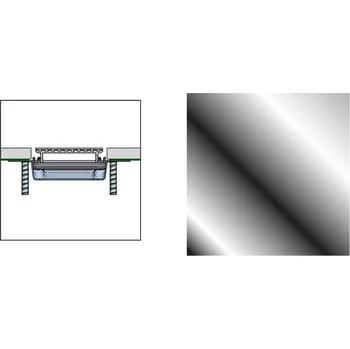 sprchový žlab Rošt sprchový Profilpas FLAT COVER XPF/120 nerez leštěná