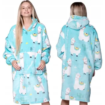 deka DEKA oversize mikina Teplá Silná MIKINOVÁ DEKA 2v1 XXL PEJSCI CORGI s kapucí