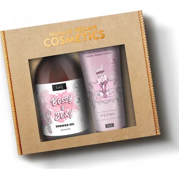 Koupelová kosmetika LAQ SADA PIVOŇKA gel 500 ml + balzám v tubě 200 Ml