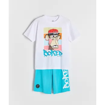 Reserved - Pyžamo Bored Ape Yacht Club - akvamarínová - 749DV-56X - 749DV-56X-U86