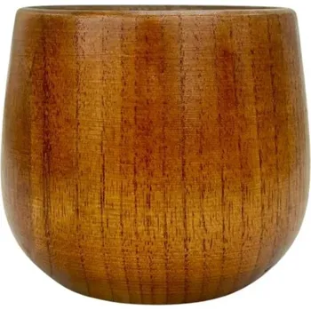 Dřevěná hračka Dřevěná nádobka k popíjení yerby ze dřeva Jujuby, 120ml