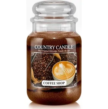 Svíčka Vonná svíčka ve skle Velká Country Candle Coffee Shop 680g