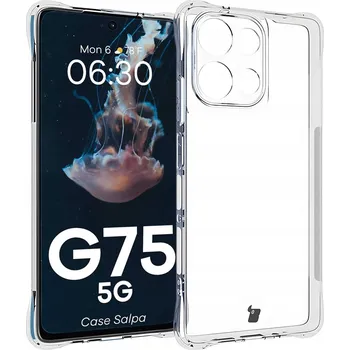 Pouzdro na mobilní telefon Zadní Kryt Bizon pro Motorola Moto G75 5G bezbarvý