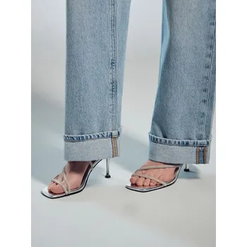 Dámská obuv Sandály na vysokém podpatku - 38 - House - stříbrný - 497HB-SLV