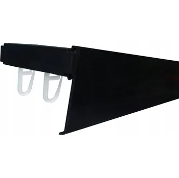 Obraz PVC stropní lišta dvoukolejná Grac 580 cm stříbrná