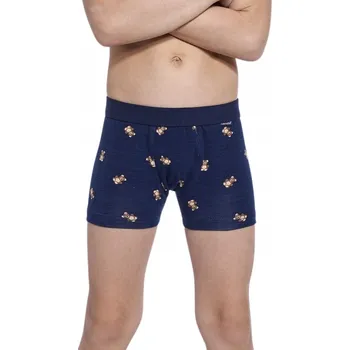 Chlapecké spodní prádlo Chlapecké boxerky Cornette Kids Boy 701/147 Medvídci 86-128 tmavě modré (98-104)