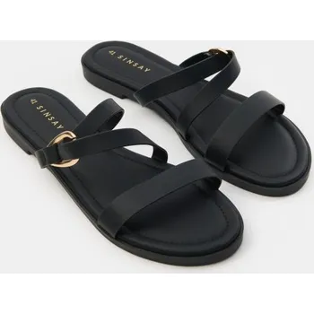 Dámská móda Sinsay - Pantofle s plochou podrážkou - černá - 957DG-99X - 957DG-99X-37