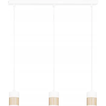 ZÁVĚSNÉ SVÍTIDLO EMIBIG AKARI 733/3 DŘEVO / BÍLÁ