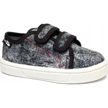 Chlapecké bačkory Chlapecké papuče na suchý zip, šedé, Renbut, vel. 30