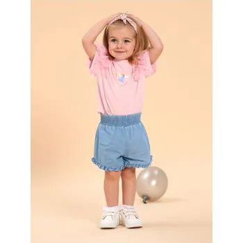 Sinsay - Tričko s krátkým rukávem - pastelová růžová - 338DG-03X - 338DG-03X-80