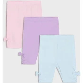 Dívčí spodní prádlo Sinsay - Krátké legíny 3 pack - vícebarevná - 750EV-MLC - 750EV-MLC-140