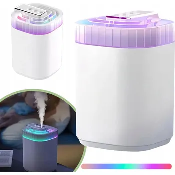 Zvlhčovač vzduchu ZVLHČOVAČ VZDUCHU 3L DIFUZÉR AROMATERAPIE VONNÝ HYGROMETR IONIZÁTOR