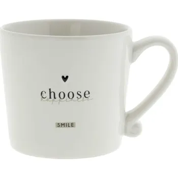 Bastion Collections Hrneček CHOOSE HAPPINES in black, 200ml b310066