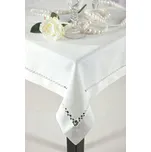 UBRUS EMILY 145 X 240 CM BÍLÝ