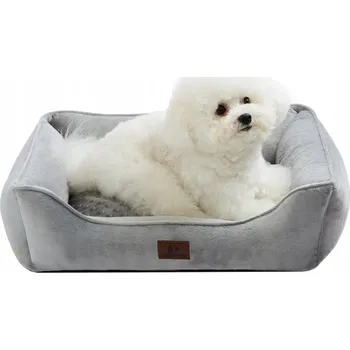 Pelíšek pro psa Pelíšek pro psa Snocyo pro malé psy a kočky, 55 × 45 × 16 cm, světle šedý