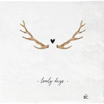Papírový ubrousek Bastion Collections Papírové ubrousky L - LOVELY DAYS, deer b420158