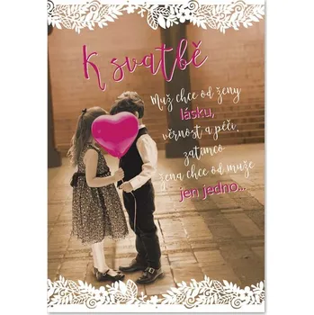 Ditipo Hrací přání svatební VŠECHNO NEBO NIC / Ewa Farna 6680389