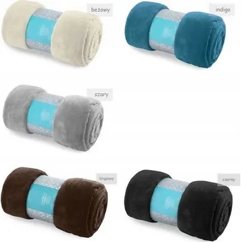 Prostěradlo Deka Miękki koc z mikrofibry ciepły mikrovlákno 170 cm x 210 cm vícebarevná