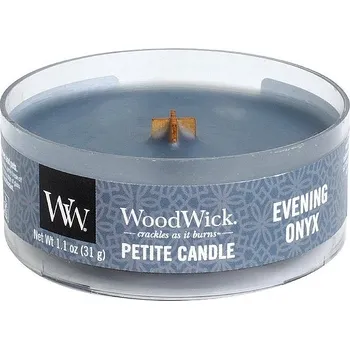 Svíčka WoodWick PETITE EVENING ONYX, vonná čajová svíčka 31 g w200014