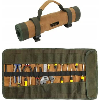 Kaaltisy Voskovaná brašna na nářadí Khaki 65 cm x 36 cm