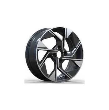 Disk Alu kola Racing Line Y1265, 16x6.5 4x100 ET45, černá + leštění