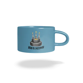 Bastard Beru to s rezervou hrnek makronka Blue Macaron