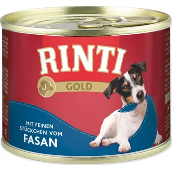 Krmivo pro psa Konzerva Rinti Gold Adult bažant 185g-KARTON