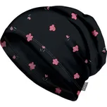 Dětská fleecová čepice UNUO BASIC 53-56 Černá, Růžová