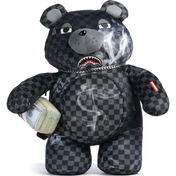 turistický batoh Sprayground Sip N' Smoke Moneybear Batoh 48cm, 2L, šedá, umělé vlákno, 50555331