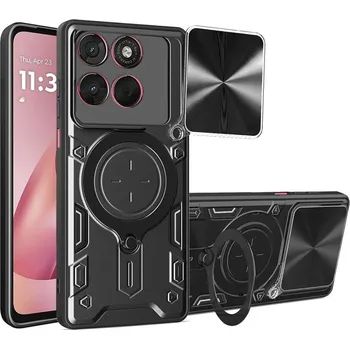 Pouzdro na mobilní telefon Techsuit - CamGuard Pro - Motorola Moto G57 Power / G67 Power - černá