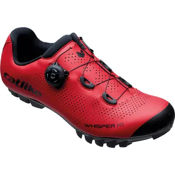 Pánské cyklistické tretry CATLIKE Cyklistické MTB boty Whisper X1 40 ČERVENÁ