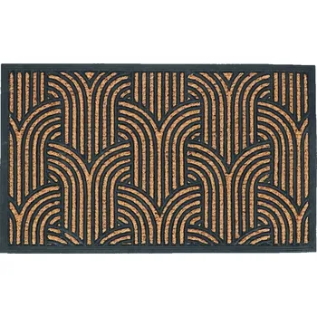 Rohožka Hotová gumová kokosová rohožka 75,5 x 45,5 cm