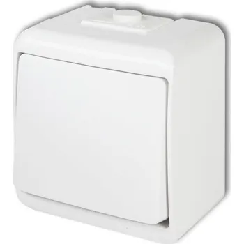 vypínač Jednopólový vypínač Klasik Karlik bílý WHE1L