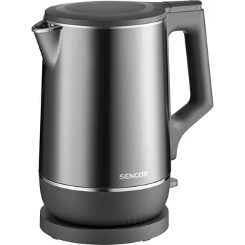 Rychlovarná konvice Sencor SWK 0800GY Rychlovarná konvice s dvojitou stěnou U-Shape