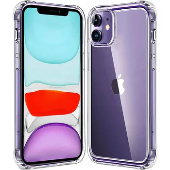 Pouzdro na mobilní telefon Zadní Kryt pro Apple iPhone 11 Anti Shock bezbarvý geometrický