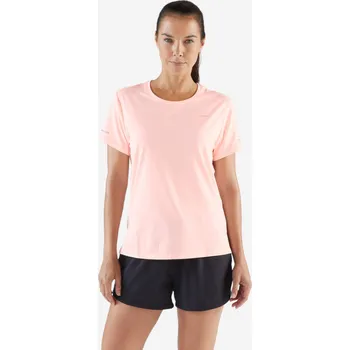 Pánské tričko KIPRUN Dámské běžecké prodyšné tričko Run 500 Dry L RŮŽOVÁ