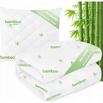 přikrývka Přikrývka 140x200 + polštář 70x80 cm celoroční antialergická BAMBOO PREMIUM
