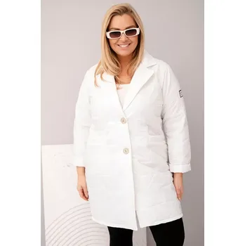 Dámská prošívaná bunda Kesi Włoski Kesi Włoski bílá 3488319