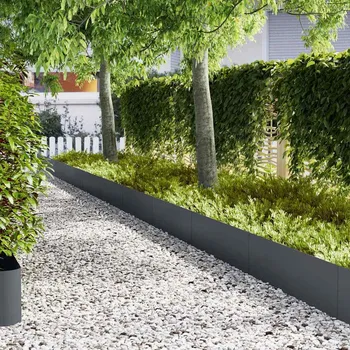 Plotovka vidaXL Okraj trávníku 20 pcs Antracit 100 x 0,05 x 20 cm [865972]