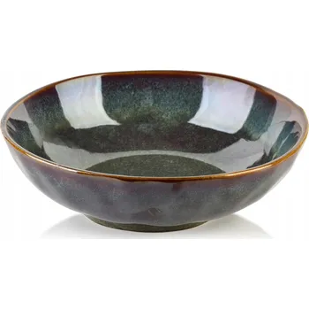 Keramický talíř NA POLÉVKU Miska NA SALÁTY 550 ml, 19 x 5,5 cm - NATURE