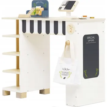 Dřevěná hračka Dřevěný supermarket, hra na obchod a trh hračka pro děti Le Toy Van