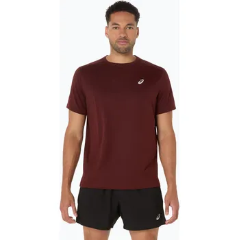 Pánské tričko Pánské běžecké tričko ASICS Core dark red planet