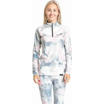 Meatfly dámské termo tričko Esme Clouds Pink | Růžová | Velikost XS