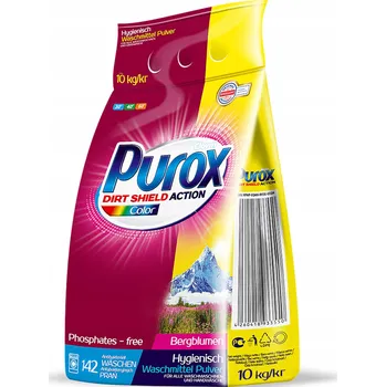 Prací prášek Prací prášek Purox Color 10 kg pytel na 142 praní