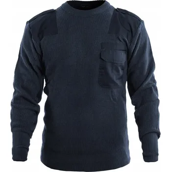 Pánský svetr Mil-Tec svetr Pulovr BW modrý kulatý velikost 54